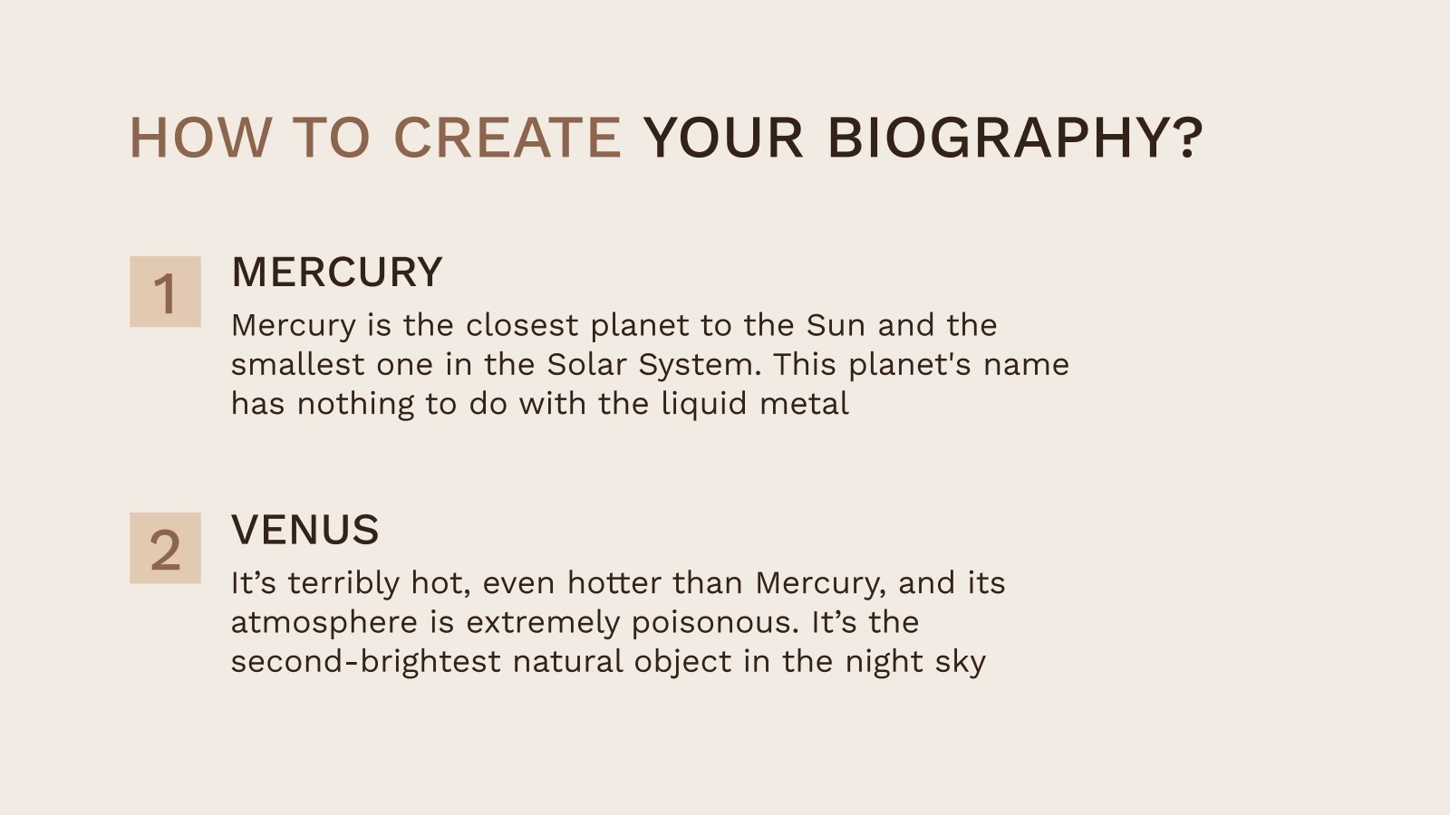 Famous Person Biography Theme for College | Google Slides