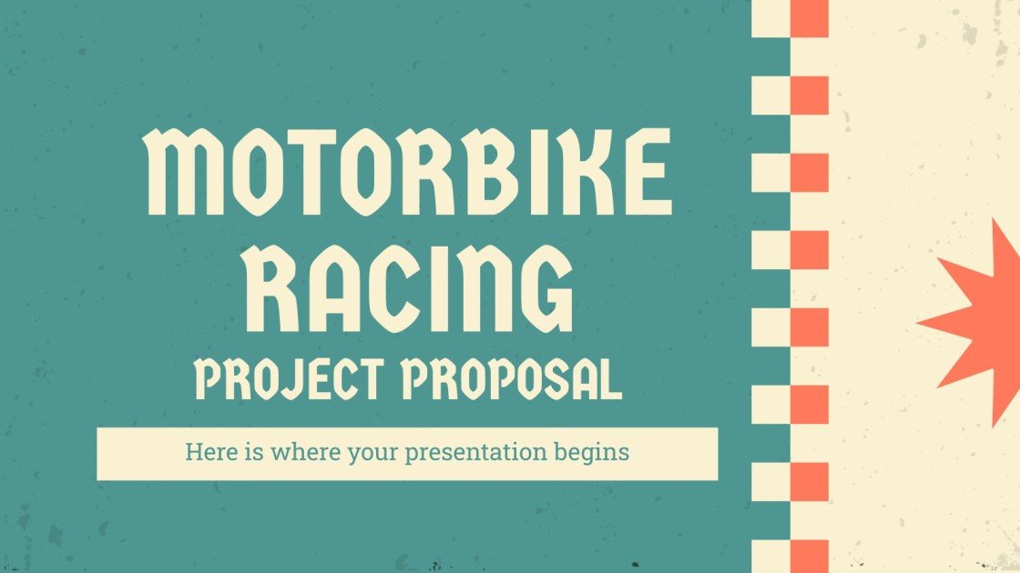 Motorbike Racing Project Proposal Google Slides & PPT