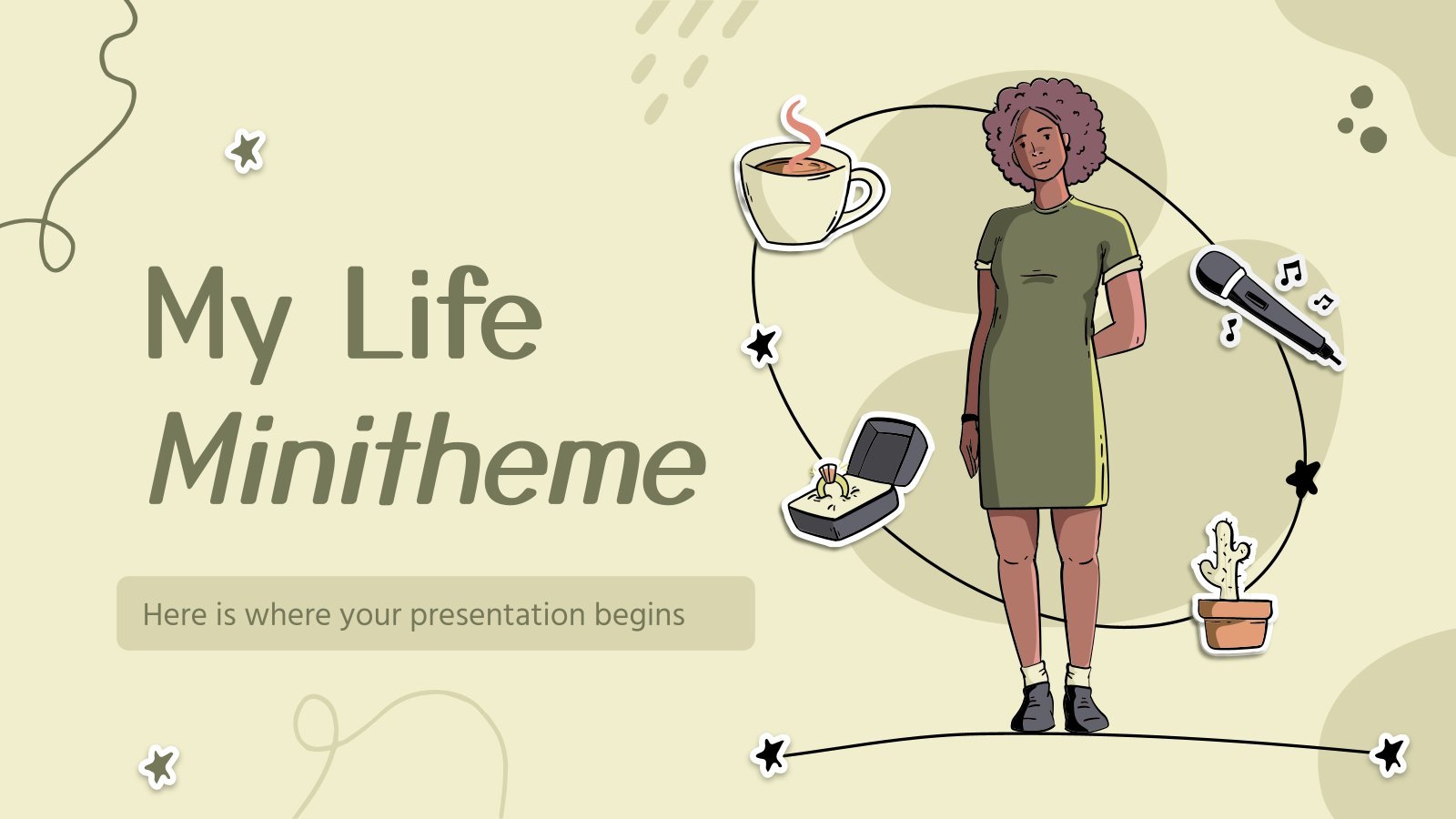 My Life Minitheme presentation template 