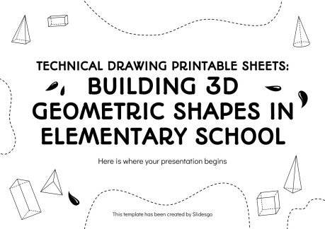 Formes géométriques 3D pour l'élémentaire | Google Slides