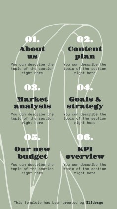 Eco-Friendly IG Square Posts presentation template 