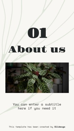 Eco-Friendly IG Square Posts presentation template 