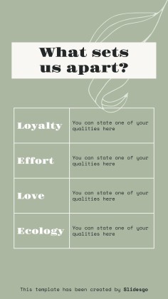 Eco-Friendly IG Square Posts presentation template 