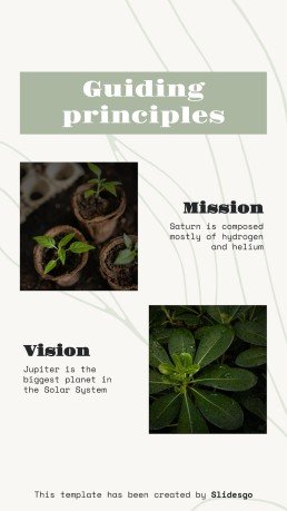 Eco-Friendly IG Square Posts presentation template 