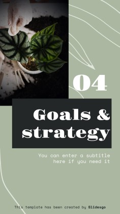 Eco-Friendly IG Square Posts presentation template 