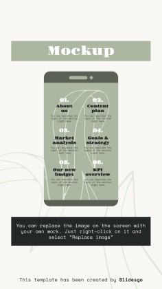 Eco-Friendly IG Square Posts presentation template 