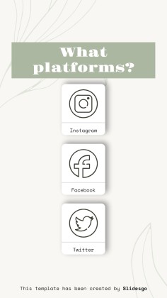 Eco-Friendly IG Square Posts presentation template 