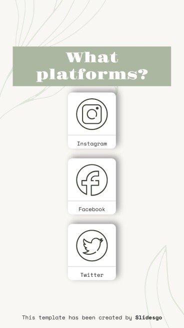 Eco-Friendly IG Square Posts presentation template 