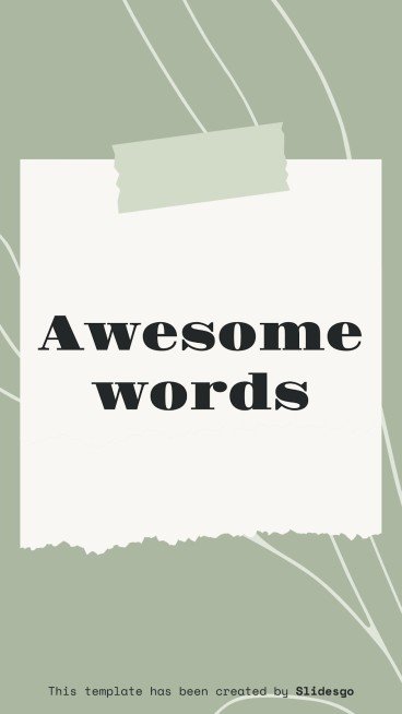 Eco-Friendly IG Square Posts presentation template 