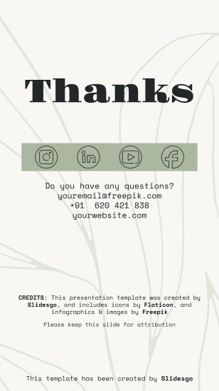 Eco-Friendly IG Square Posts presentation template 