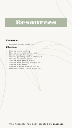 Eco-Friendly IG Square Posts presentation template 