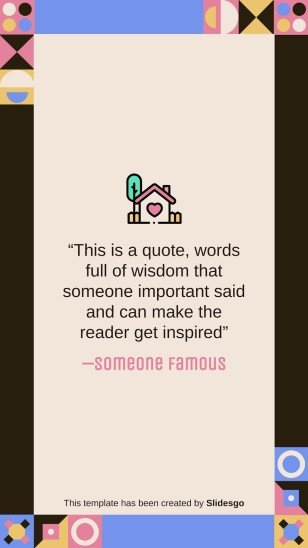 Kindness Is Key! Square IG Posts presentation template 