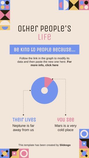 Kindness Is Key! Square IG Posts presentation template 