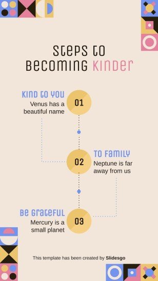 Kindness Is Key! Square IG Posts presentation template 