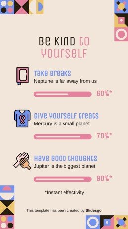 Kindness Is Key! Square IG Posts presentation template 