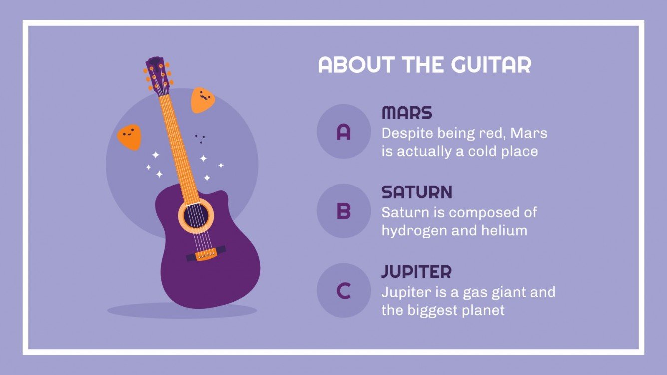 International Guitar Month Google Slides & PPT theme