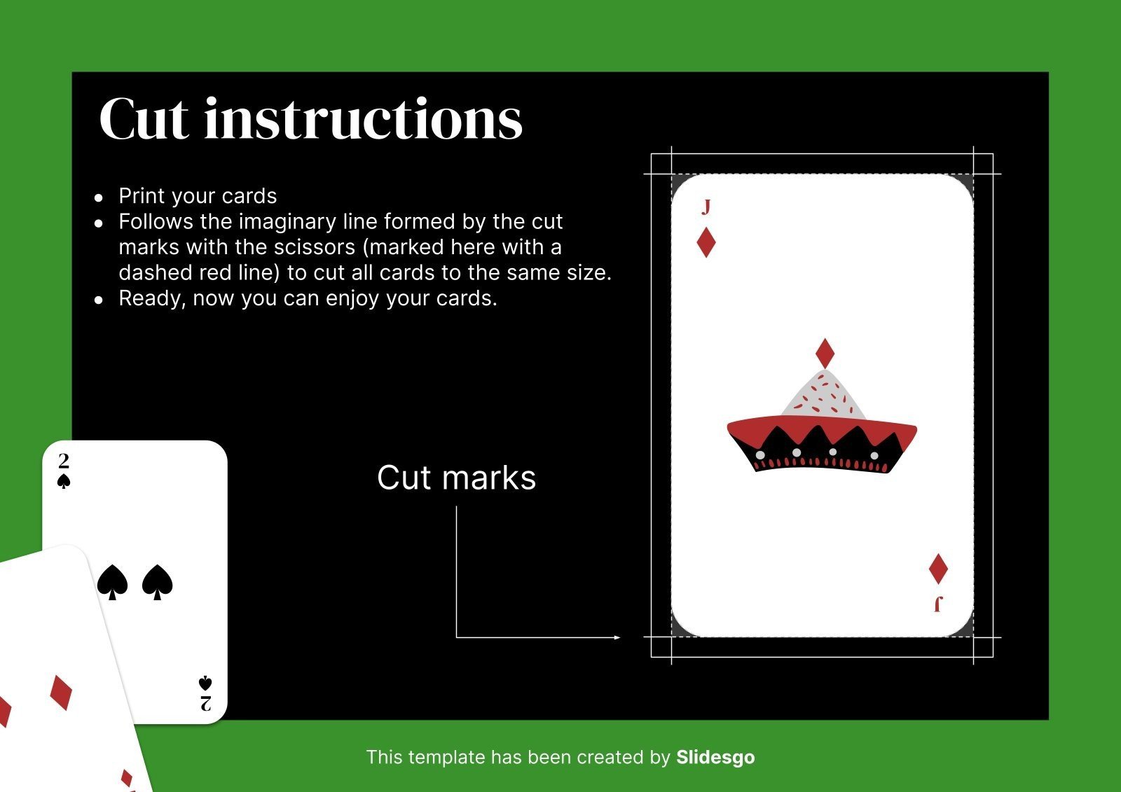 Simple Printable Deck of Playing Cards Google Slides & PPT