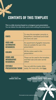 Plantilla de presentación Posts de Instagram: Mantequilla sin aceite de palma