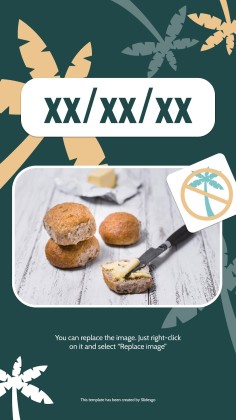 Plantilla de presentación Posts de Instagram: Mantequilla sin aceite de palma