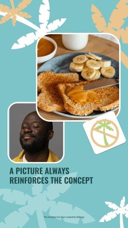 Plantilla de presentación Posts de Instagram: Mantequilla sin aceite de palma