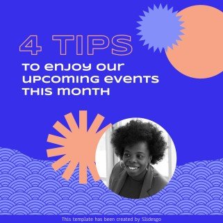 소셜 미디어 다가오는 이벤트 인스타그램 스토리 프레젠테이션 템플릿