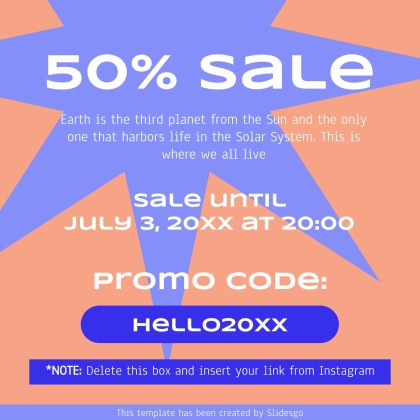 소셜 미디어 다가오는 이벤트 인스타그램 스토리 프레젠테이션 템플릿