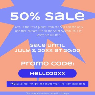 소셜 미디어 다가오는 이벤트 인스타그램 스토리 프레젠테이션 템플릿