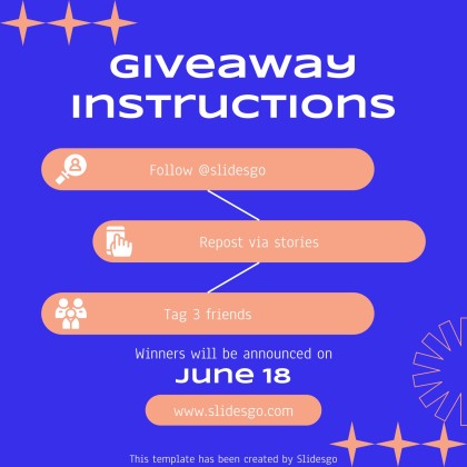 소셜 미디어 다가오는 이벤트 인스타그램 스토리 프레젠테이션 템플릿