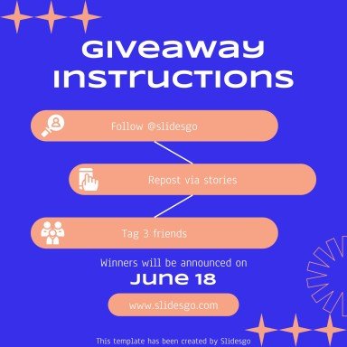 소셜 미디어 다가오는 이벤트 인스타그램 스토리 프레젠테이션 템플릿