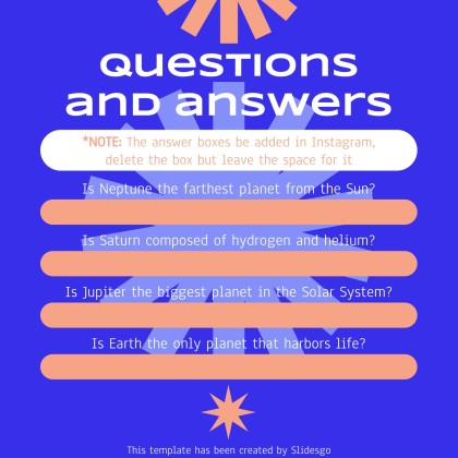 소셜 미디어 다가오는 이벤트 인스타그램 스토리 프레젠테이션 템플릿