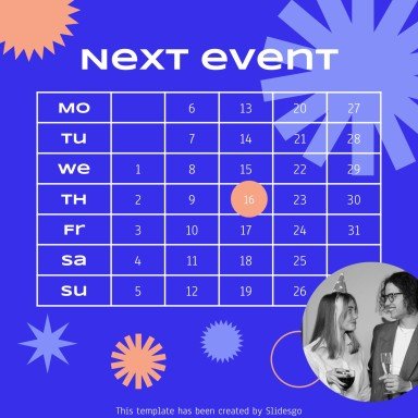 소셜 미디어 다가오는 이벤트 인스타그램 스토리 프레젠테이션 템플릿