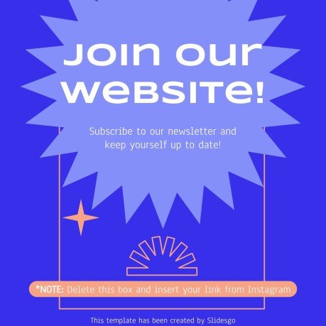 소셜 미디어 다가오는 이벤트 인스타그램 스토리 프레젠테이션 템플릿