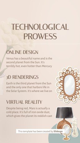 Plantilla de presentación Posts de Instagram con consejos sobre diseño de interiores