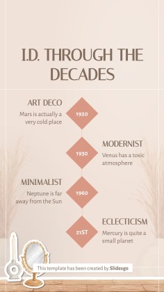 Plantilla de presentación Posts de Instagram con consejos sobre diseño de interiores