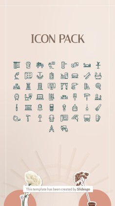 Plantilla de presentación Posts de Instagram con consejos sobre diseño de interiores