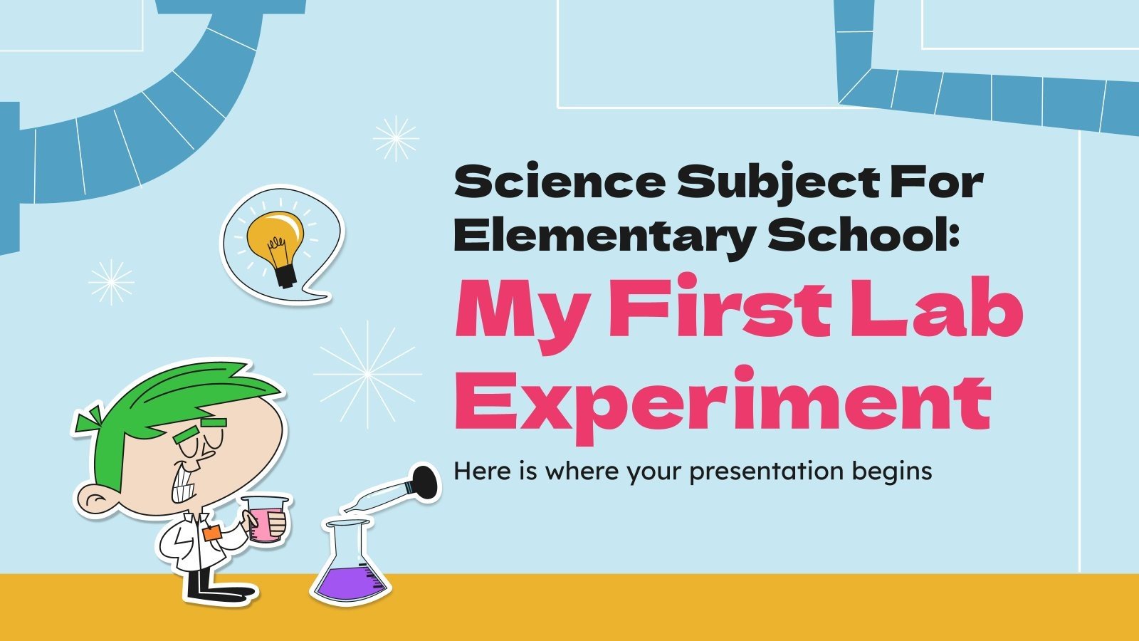 Science Subject for Elementary My First Lab Experiment