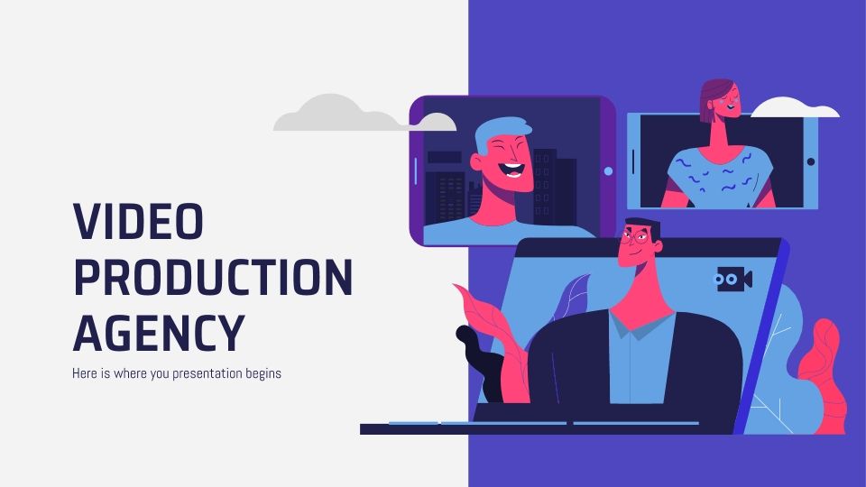 Agence de production vidéo Modèles de présentation