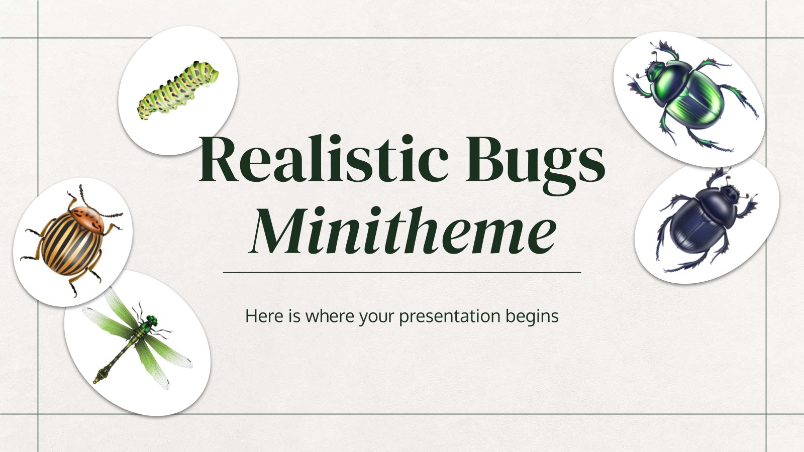 Googles Slide Themes And PowerPoint Templates About Insects Googles Slide Themes And PowerPoint Templates About Insects