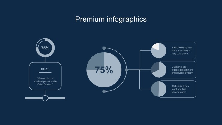 Plantilla de presentación Pitch deck oscuro minimalista