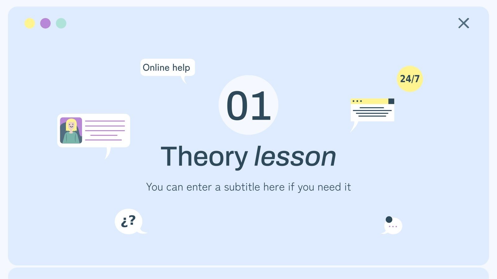 Customer service training course google slides et ppt