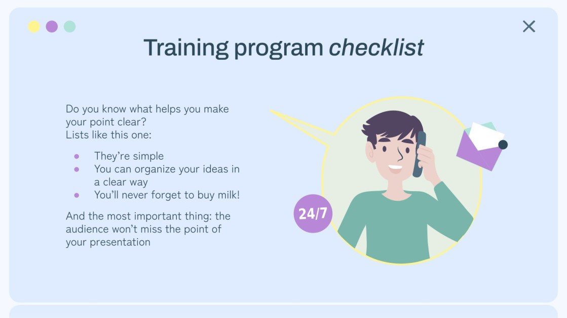 Customer service training course google slides et ppt
