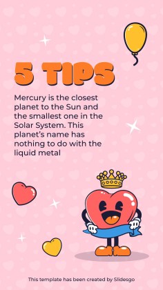 미국의 첫사랑의 날을 기념하는 소셜 미디어 인스타그램 포스트 프레젠테이션 템플릿