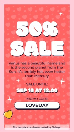 미국의 첫사랑의 날을 기념하는 소셜 미디어 인스타그램 포스트 프레젠테이션 템플릿