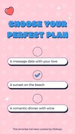 미국의 첫사랑의 날을 기념하는 소셜 미디어 인스타그램 포스트 프레젠테이션 템플릿