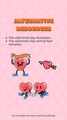 미국의 첫사랑의 날을 기념하는 소셜 미디어 인스타그램 포스트 프레젠테이션 템플릿