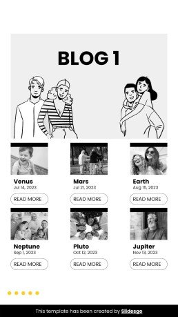 다양성 및 포용성 웹사이트 디자인 프레젠테이션 템플릿