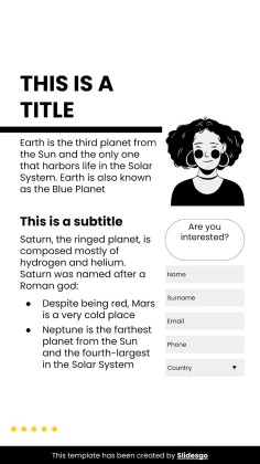 다양성 및 포용성 웹사이트 디자인 프레젠테이션 템플릿