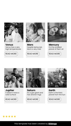 다양성 및 포용성 웹사이트 디자인 프레젠테이션 템플릿