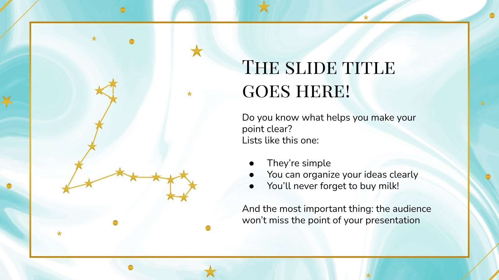 Month Zodiac Sign: Pisces | Google Slides & PowerPoint