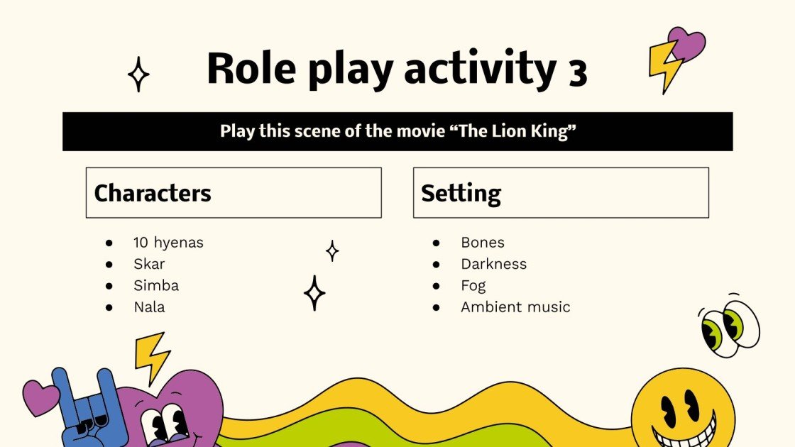 Role Play Classroom Activities Google Slides & PowerPoint